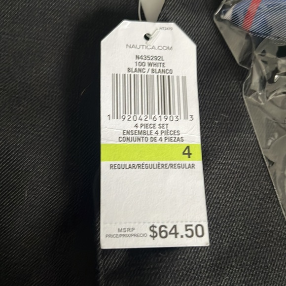 NWT a boys nautical 4 piece suit set/ formal attire - Picture 5 of 5